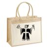Cotton Pocket Jute Shopper Thumbnail