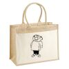 Cotton Pocket Jute Shopper Thumbnail