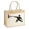 Cotton Pocket Jute Shopper Thumbnail