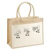 Cotton Pocket Jute Shopper Thumbnail