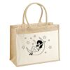 Cotton Pocket Jute Shopper Thumbnail