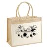 Cotton Pocket Jute Shopper Thumbnail