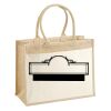 Cotton Pocket Jute Shopper Thumbnail