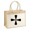Cotton Pocket Jute Shopper Thumbnail