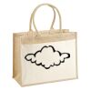Cotton Pocket Jute Shopper Thumbnail
