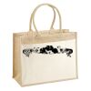 Cotton Pocket Jute Shopper Thumbnail