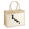 Cotton Pocket Jute Shopper Thumbnail