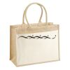 Cotton Pocket Jute Shopper Thumbnail