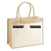 Cotton Pocket Jute Shopper Thumbnail