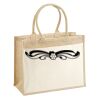 Cotton Pocket Jute Shopper Thumbnail