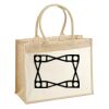Cotton Pocket Jute Shopper Thumbnail