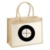 Cotton Pocket Jute Shopper Thumbnail