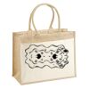 Cotton Pocket Jute Shopper Thumbnail
