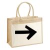 Cotton Pocket Jute Shopper Thumbnail