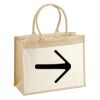 Cotton Pocket Jute Shopper Thumbnail