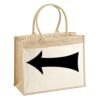 Cotton Pocket Jute Shopper Thumbnail
