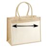 Cotton Pocket Jute Shopper Thumbnail