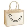 Cotton Pocket Jute Shopper Thumbnail