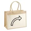 Cotton Pocket Jute Shopper Thumbnail