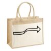 Cotton Pocket Jute Shopper Thumbnail
