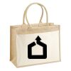 Cotton Pocket Jute Shopper Thumbnail