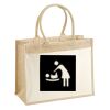 Cotton Pocket Jute Shopper Thumbnail