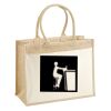 Cotton Pocket Jute Shopper Thumbnail