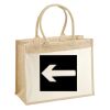 Cotton Pocket Jute Shopper Thumbnail