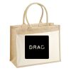 Cotton Pocket Jute Shopper Thumbnail