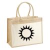 Cotton Pocket Jute Shopper Thumbnail