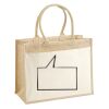 Cotton Pocket Jute Shopper Thumbnail