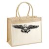 Cotton Pocket Jute Shopper Thumbnail
