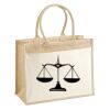 Cotton Pocket Jute Shopper Thumbnail