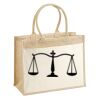 Cotton Pocket Jute Shopper Thumbnail