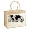 Cotton Pocket Jute Shopper Thumbnail