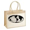 Cotton Pocket Jute Shopper Thumbnail