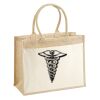 Cotton Pocket Jute Shopper Thumbnail