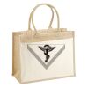 Cotton Pocket Jute Shopper Thumbnail