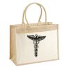 Cotton Pocket Jute Shopper Thumbnail