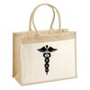 Cotton Pocket Jute Shopper Thumbnail