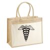 Cotton Pocket Jute Shopper Thumbnail