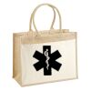 Cotton Pocket Jute Shopper Thumbnail