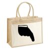 Cotton Pocket Jute Shopper Thumbnail