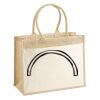 Cotton Pocket Jute Shopper Thumbnail