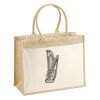 Cotton Pocket Jute Shopper Thumbnail