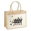 Cotton Pocket Jute Shopper Thumbnail