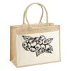 Cotton Pocket Jute Shopper Thumbnail