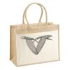 Cotton Pocket Jute Shopper Thumbnail