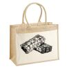 Cotton Pocket Jute Shopper Thumbnail