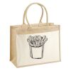 Cotton Pocket Jute Shopper Thumbnail